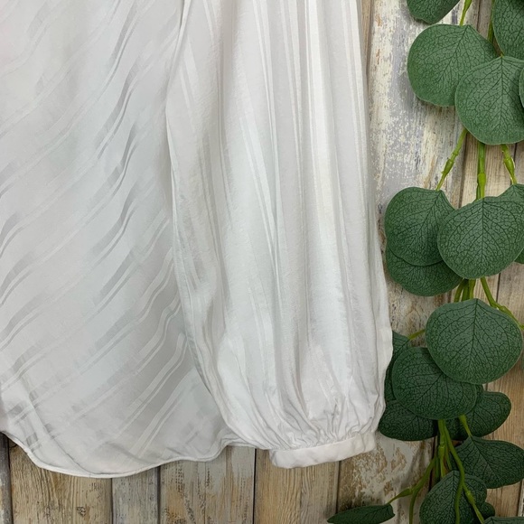 Joie Cadmar Illusion Chevron Stripe Blouse - Picture 2 of 7